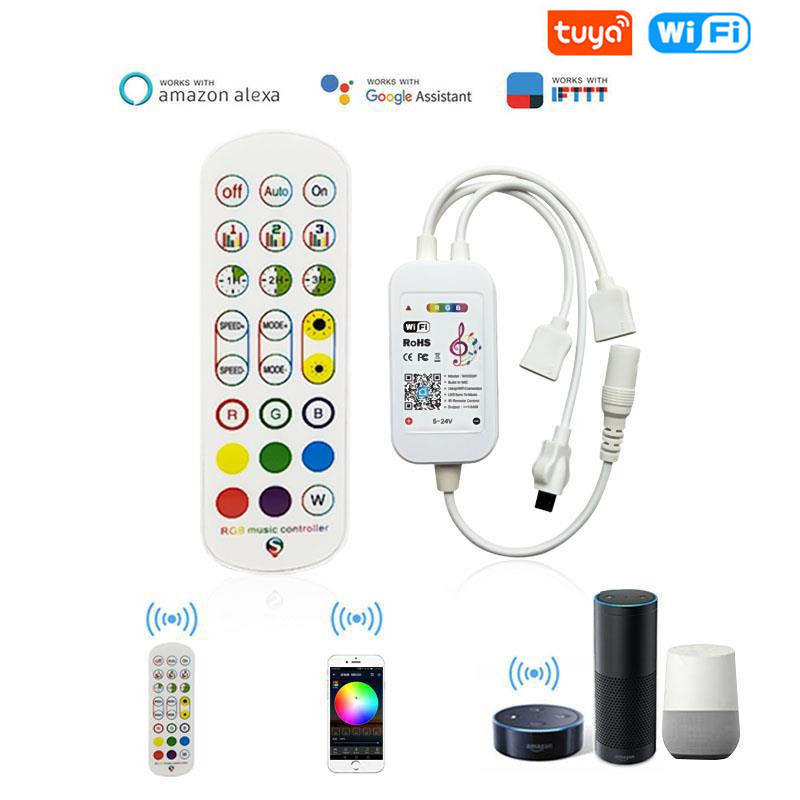 Smart Home Llm - Tuya WiFi Inteligentny Kontroler LED 4Pin