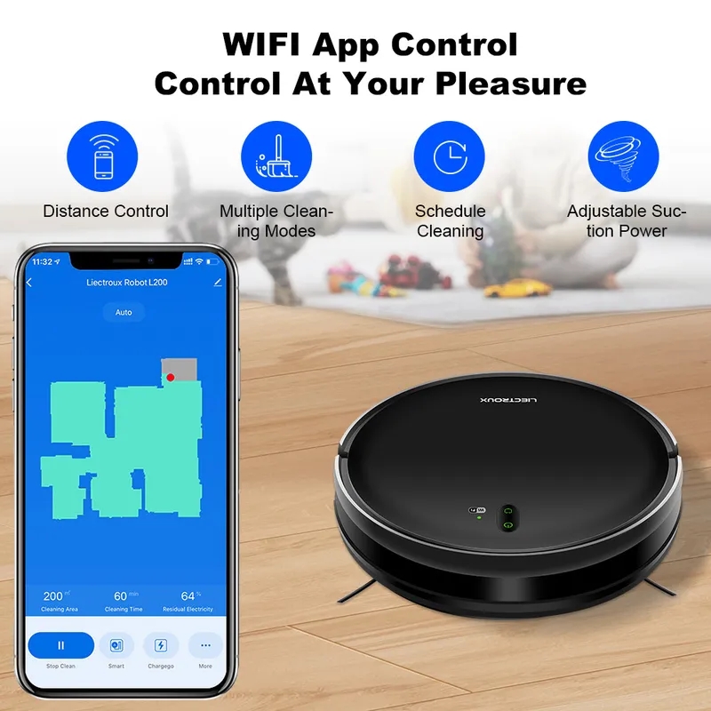 Smart Home Devices - do odkurzacza robotycznego LIECTROUX L200, sterowanie