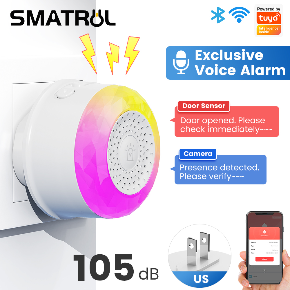 Smart Home Europe - Czujnik dźwięku i światła SMATRUL Tuya