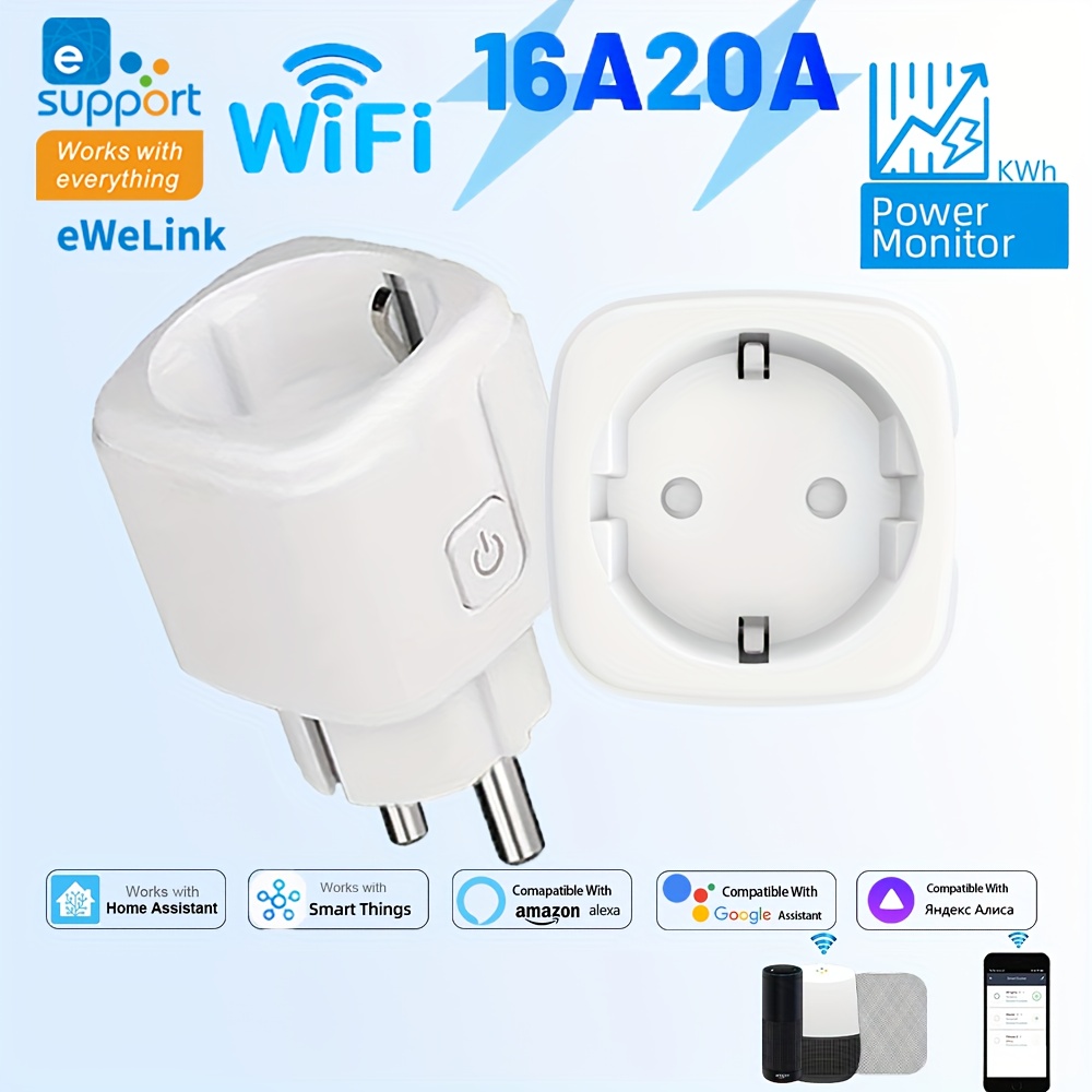 Smart Home Europe - Inteligentne gniazdko WiFi EWeLink EU z