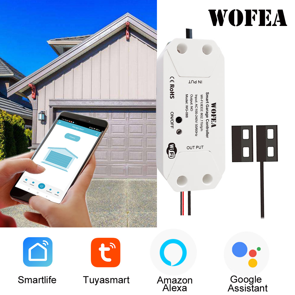 Smart Home Europe - Wofea Tuya Inteligentny Sterownik Bramy Garażowej