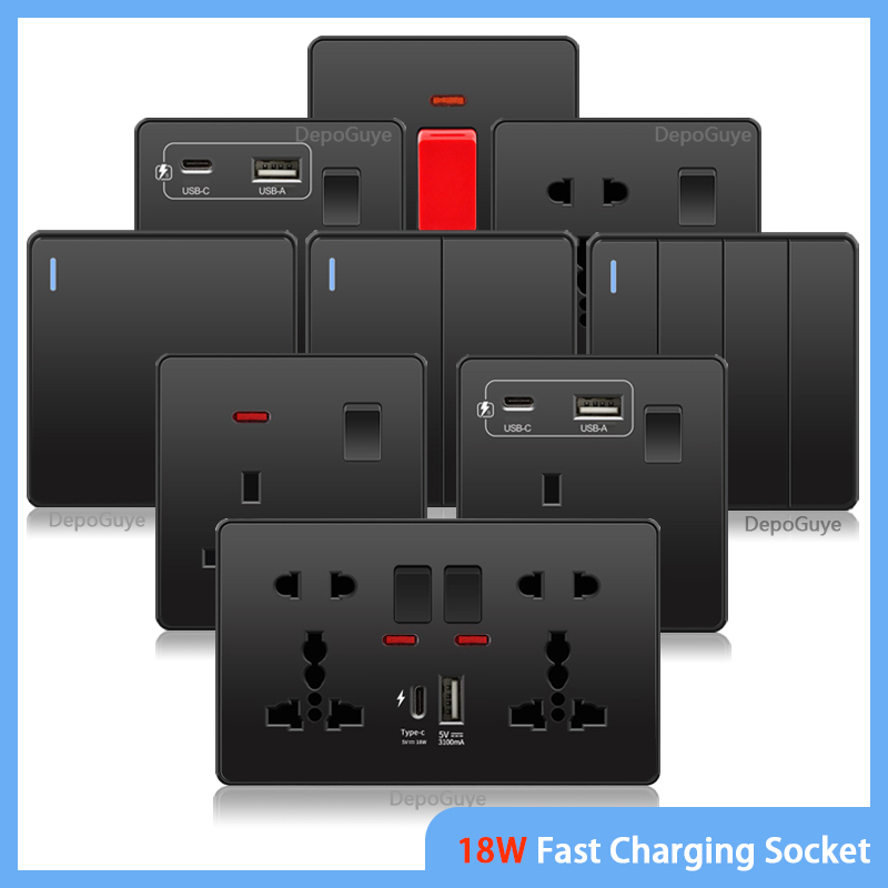 Uniwersalne czarne gniazdo int – Smart Wall Socket recenzja i cena