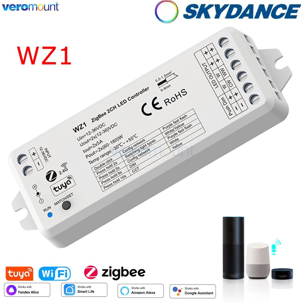 WZ1 Zigbee LED Dimmer 12V 24V  – Smart Home Llm recenzja i cena