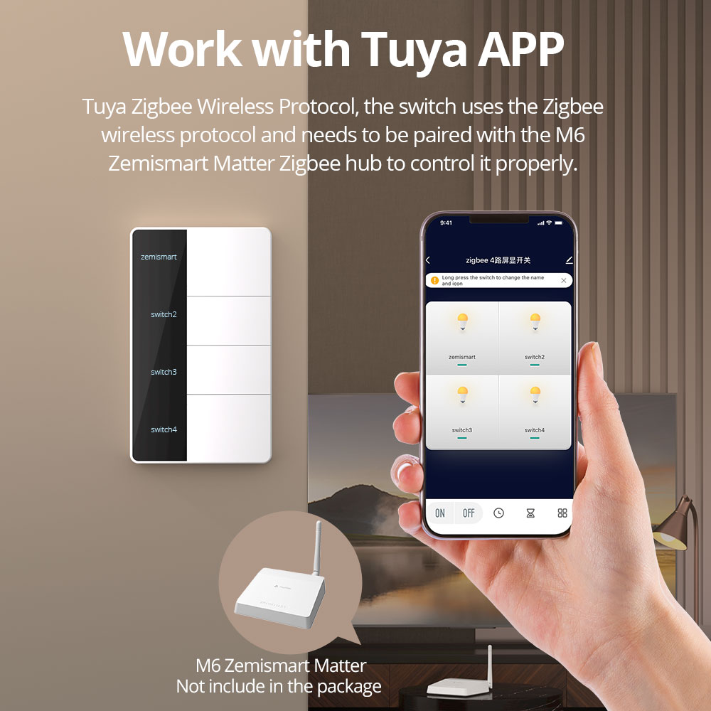 Przełącznik światła Zigbee typ – Zigbee Gateway recenzja i cena