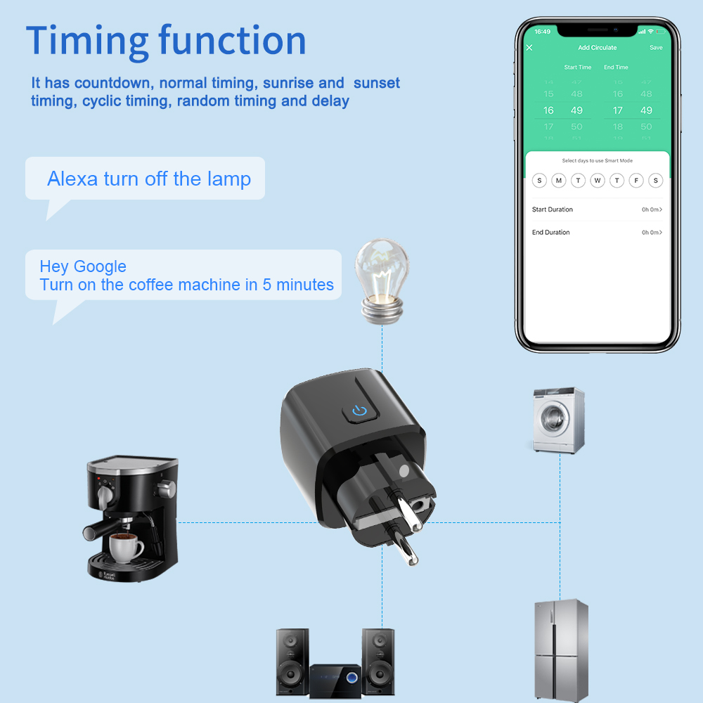 Inteligentne gniazdko WiFi Tuy – Smart Home Europe recenzja i cena