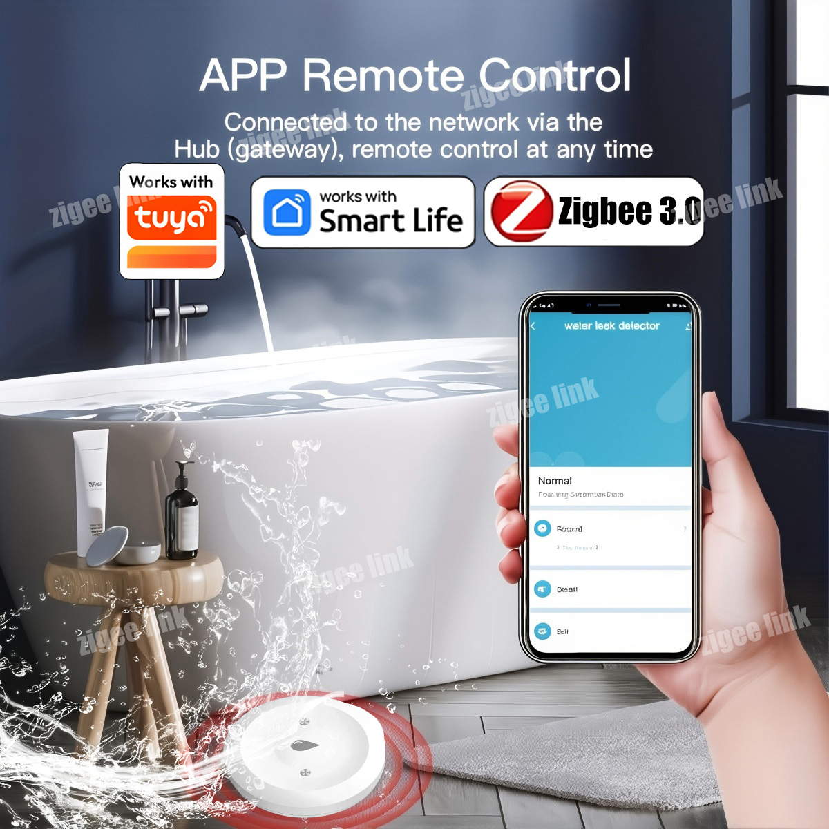 Czujnik wody ZigBee 3.0, intel – Zigbee Gateway recenzja i cena