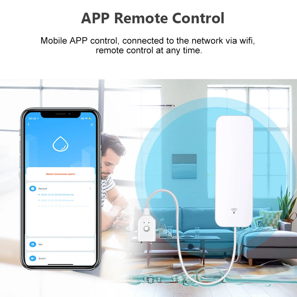 Czujnik zalania Tuya WiFi Zigb – Smart Home Network recenzja i cena