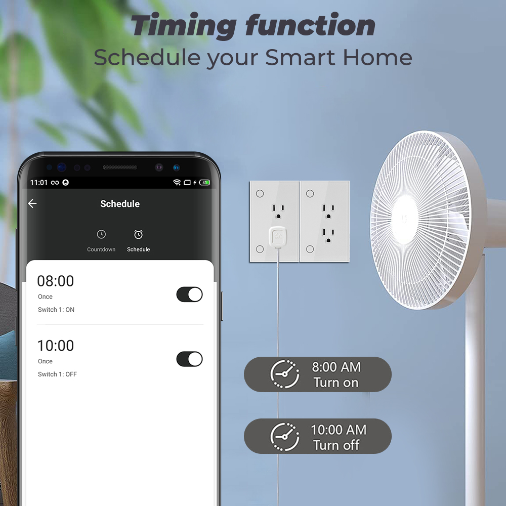 16A Tuya Wifi gniazdo Us wtycz – Smart Wall Socket recenzja i cena