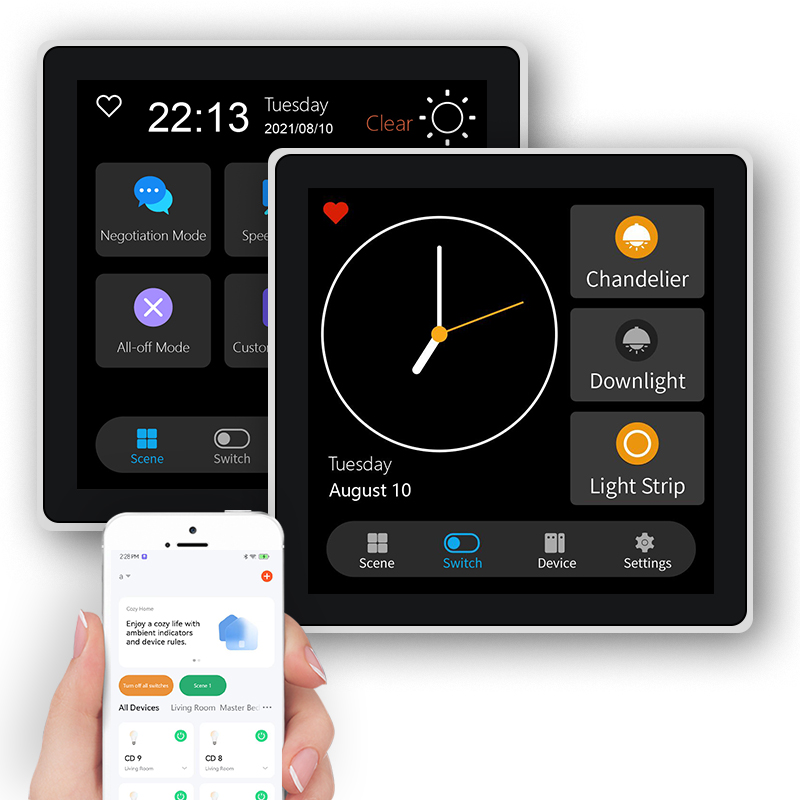 FUERS 4-calowy ekran dotykowy  – Smart Wall Socket recenzja i cena