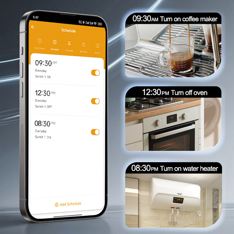 Wtyczka Tuya South Africa 16A/ – Smart Wall Socket recenzja i cena