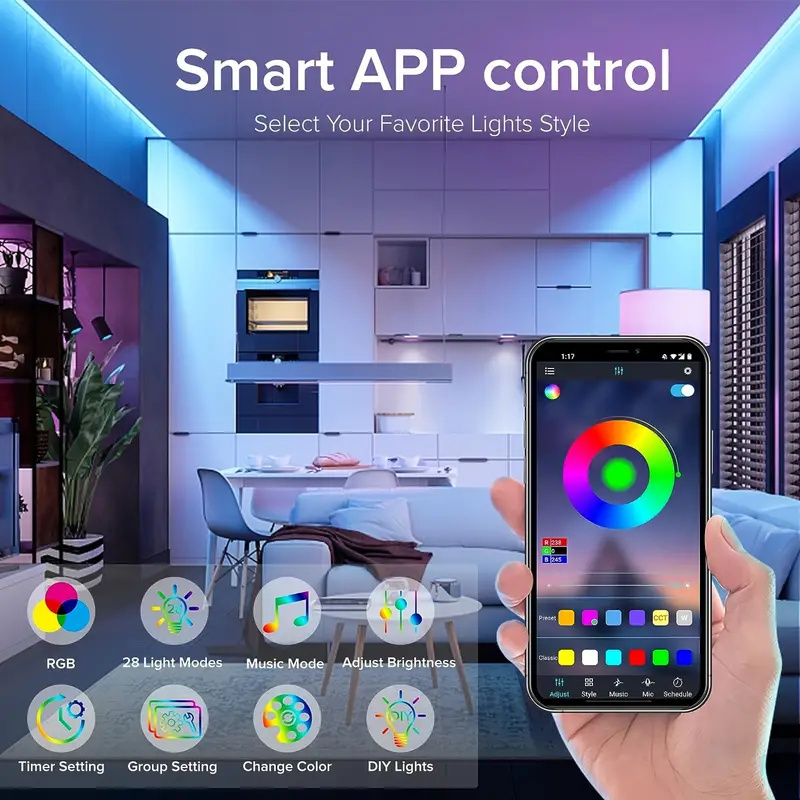 Inteligentne taśmy LED synchro – Smart Home Llm recenzja i cena
