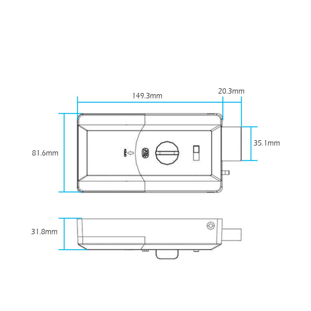 Wodoodporne inteligentne zamki – Smart Home Door Lock recenzja i cena