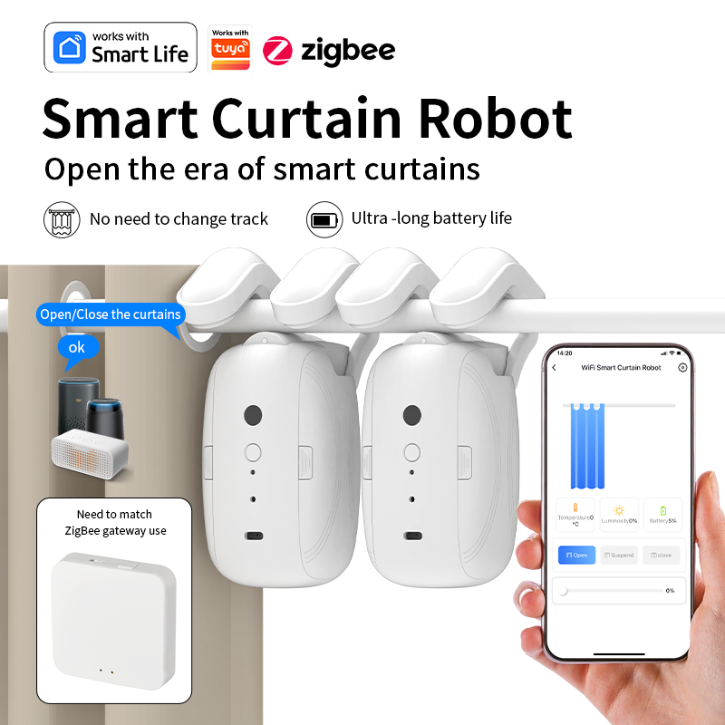 Robot sterujący roletami Zigbe – Smart Home Devices recenzja i cena