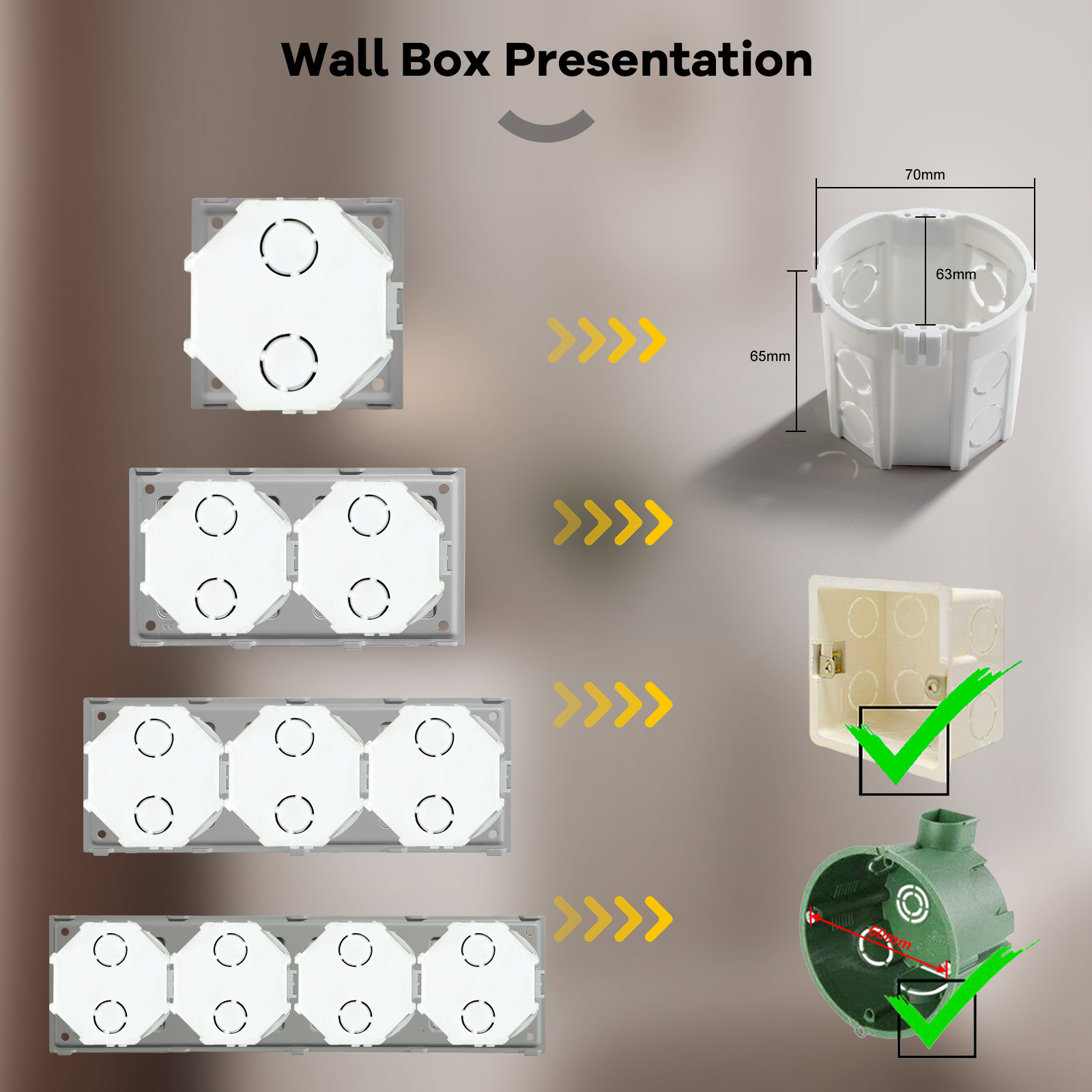 Moduły gniazdek WIFI BSEED, in – Smart Wall Socket recenzja i cena