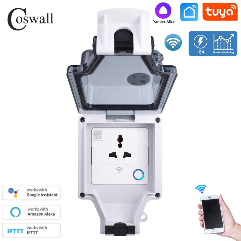 Coswall Tuya głos Wifi sterowa – Smart Wall Socket recenzja i cena